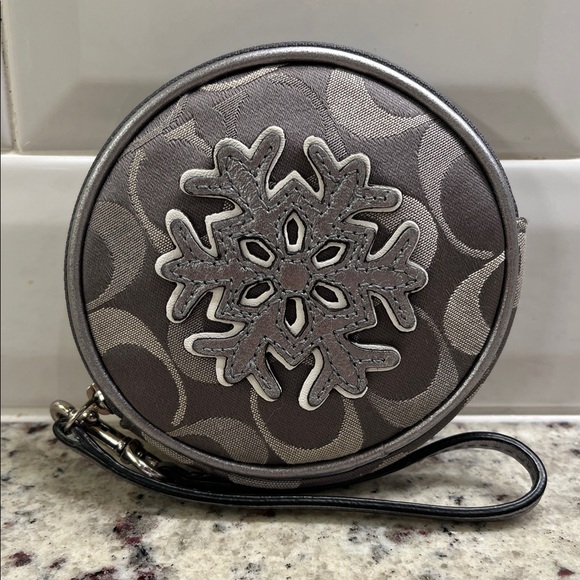 Coach Accessories - Coach Snowflake Coin Purse EUC